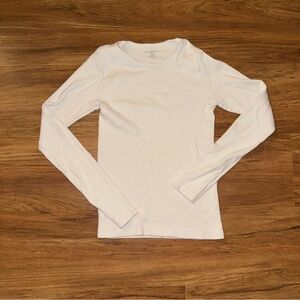 White Long Sleeve Top